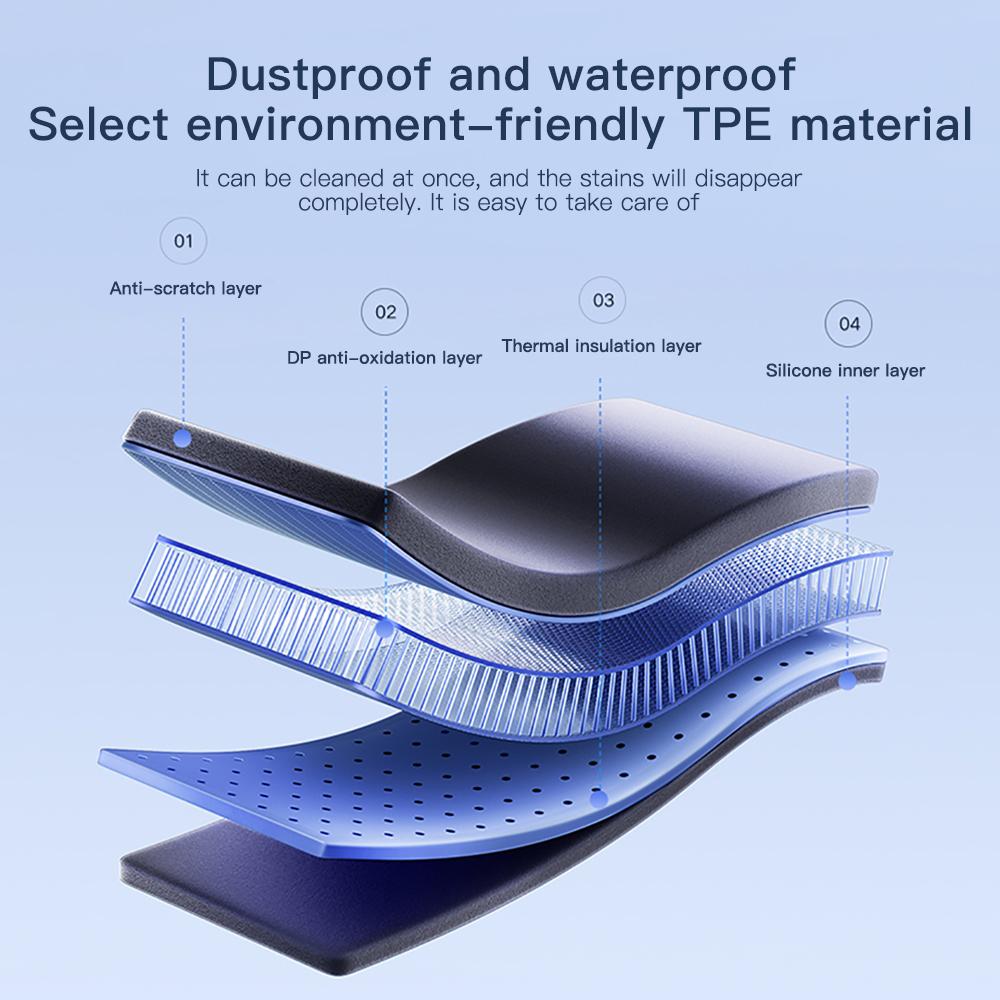 YZ Car Trunk Side Storage Box For Tesla Model Y juniper 2025-2026 Flocking TPE Cover Mat Partition Board Stowing Space
