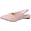 Beautiful Design, Pointed Back Strap, Wedge Heel, Bag Head Sandals, Girls' Pink Platform Shoes