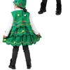 Mädchen Weihnachtsbaum Cosplay Kostüm Set Kleid Hut Entzückende Partykleidung Kleinkindbekleidung