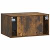 Wall Mounted TV Cabinet Smoked Oak 59.5 x 41 x 30 cm