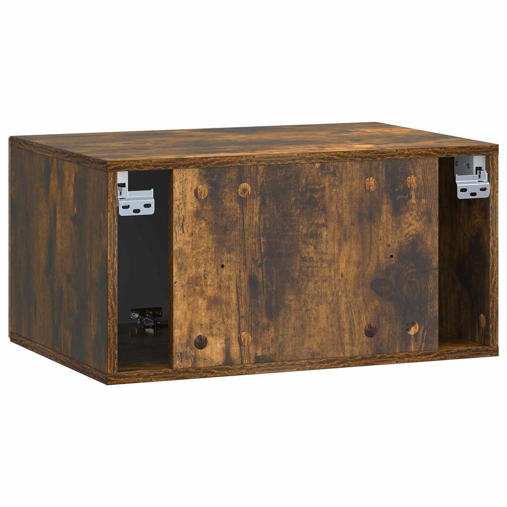 Wall Mounted TV Cabinet Smoked Oak 59.5 x 41 x 30 cm