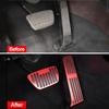 For Toyota Highlander Kluger XU70   2022 Aluminum Car Accelerator Gas Pedal Brake Pedals Non-Drilling Cover Footrest Pad