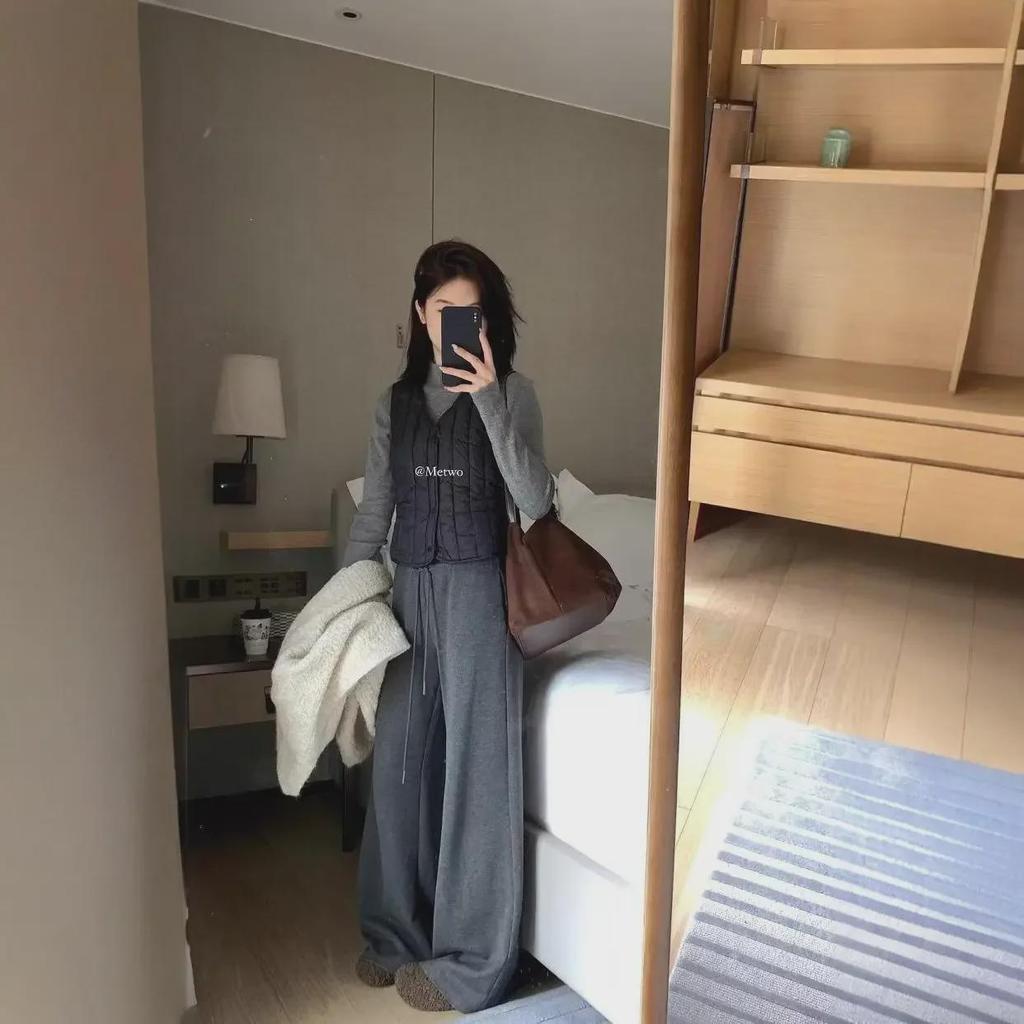 METWO Damen Winddichte Schlankmachende Fleeceweste für Herbst und Winter