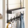 Door Back Hooks For Hanging Coat Bags Towels Heavy Duty Rustproof Over The Door Hanger Organizers Space Saving Home Storage
