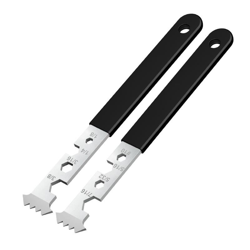 

Stainless Steel Paver Removal Tool With Serrated Joint Scraping And Ergonomic Grip For Efficient Slab Extraction 1 чорний