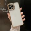 Electroplated TPU single row drill, suitable for iPhone13ProMax mobile phone case, Apple 11/12 diamond lens transparent case
