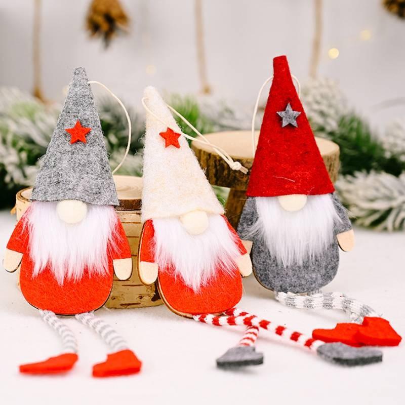 Gnomes Ornaments Christmas Tree Decorations Hanging Xmas Tree Pendant Garnish
