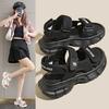 Sandalen dames nieuwe zomermodellen in 2025, nieuwe casual veelzijdige buitenschoenen met dikke zool en zachte zool, sportschoenen voor dames
