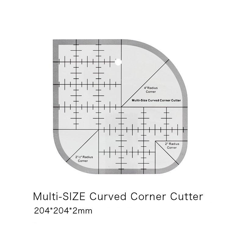 1Pc Creative Corner Knife Quilting Ruler Sewing Accessories Acrylic Sewing Ruler Diy Sewing Template Sewing Tool Corner Ruler
