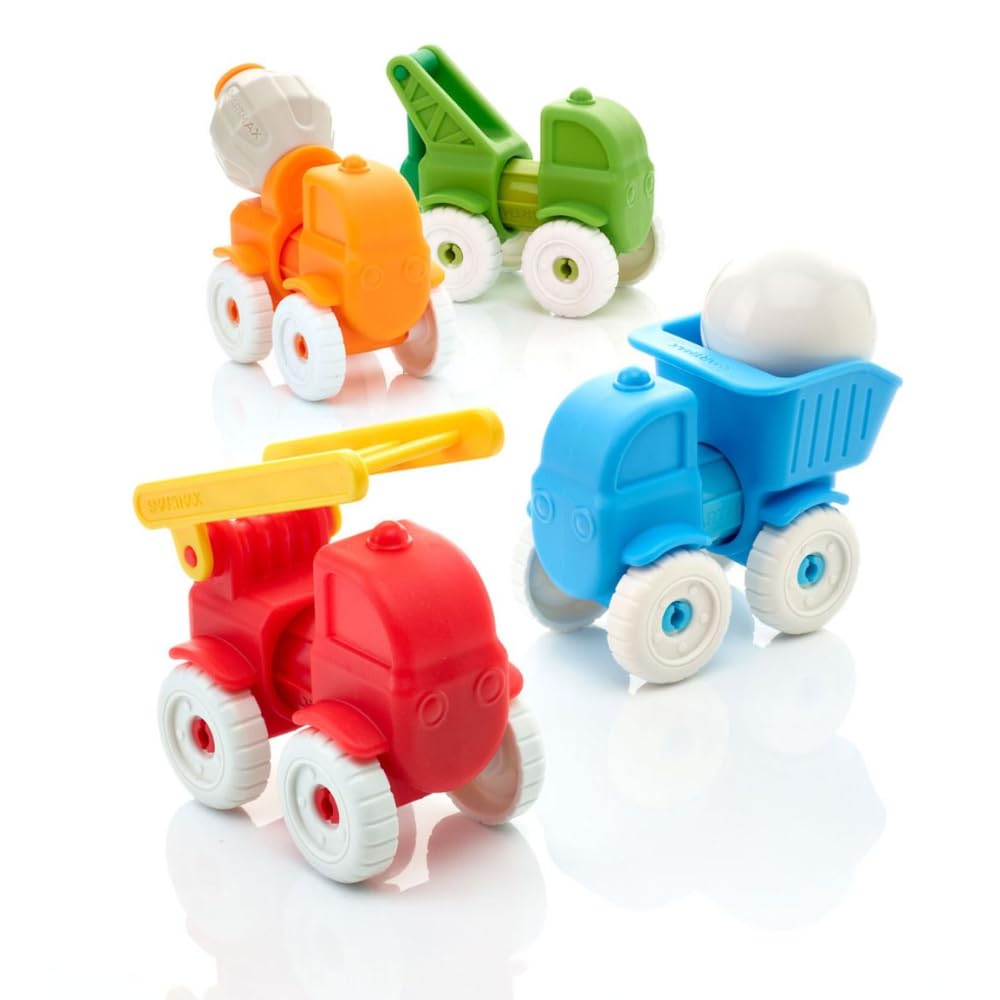 SmartMax First Vehicles Magnetic Toy Set 13 Pieces for Toddlers