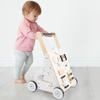 Multifunctional Wooden Toddler Walker & Shape Sorter (0-2 Years) - Anti-Rollover Design
