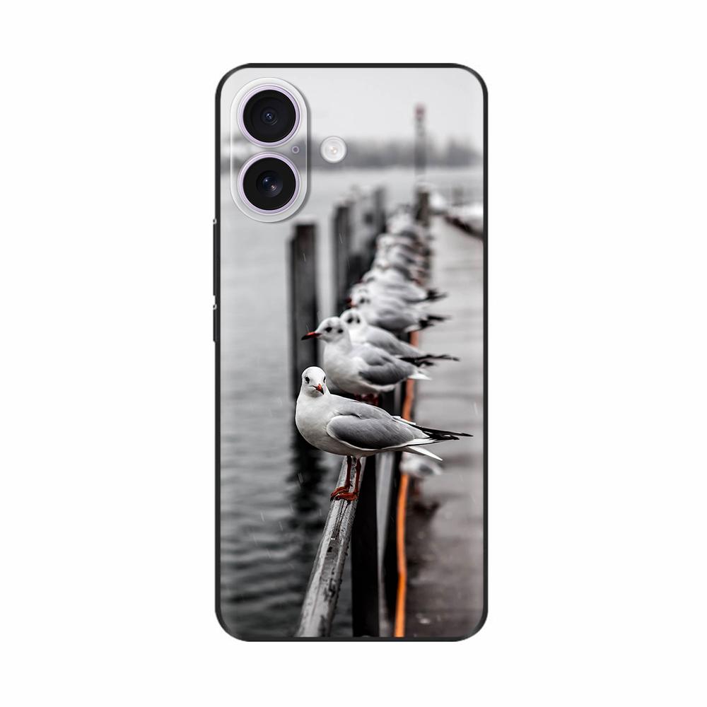 For Apple iPhone 17 Case iPhone17 Pro Max Painted Cover Soft TPU Shockproof Phone Shell For iPhone 17 Air iPhone17 Pro Max Bags