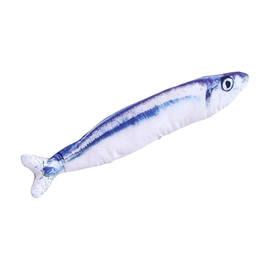 Simulierter Fisch, Kauspielzeugpuppe, Katzenminze Beißspielzeug,