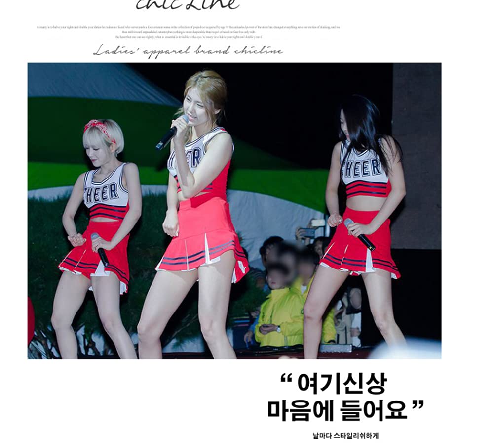 Hinata Cheerleader Cosplay Idol Cheerleading Dance Performance Training Stage Gymnastics Sports Costume Costume, Korean-Style Costume, Costume,