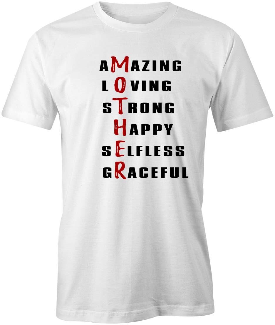 AMAZING MOTHER Tshirt Tee Short-Sleeved Cotton MOTHER S DAY S1WSA37 XXXXL