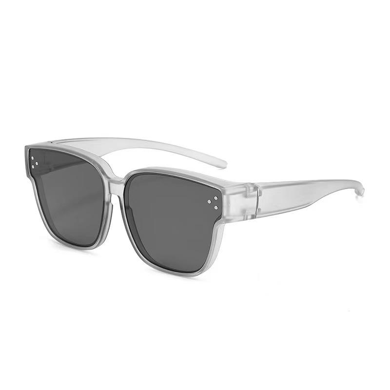 Set of glasses, polarized sunglasses, men and women can set myopia glasses, one mirror and two for driving, fashionable sunglasses, summer sun protec