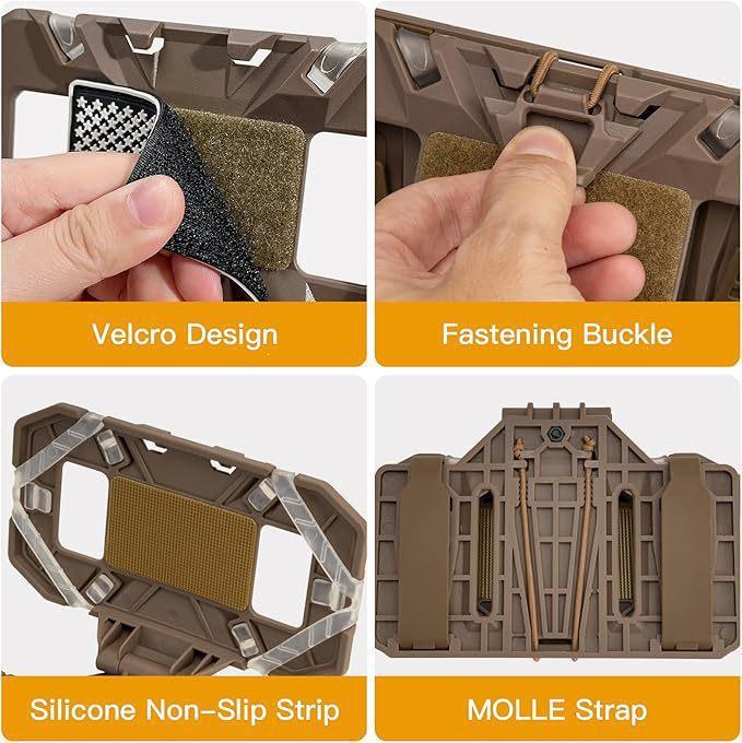 Porte-téléphone pliable pour gilet tactique pratique