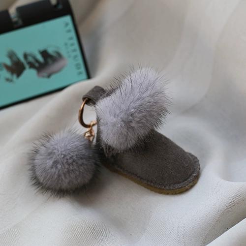 

Зимовий хутряний кулон, Рукавиці з вовни з натурального волосся, Кулон для сумки з хутра норки, Маленьке взуття, Брелок для автомобіля