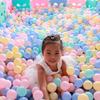 100Pcs Children's Toy Balls Odor-free Elastic Safe Thickened Large Size Color Cognition Multicolor Macaron Color Pit Balls Swimming Pool Toy