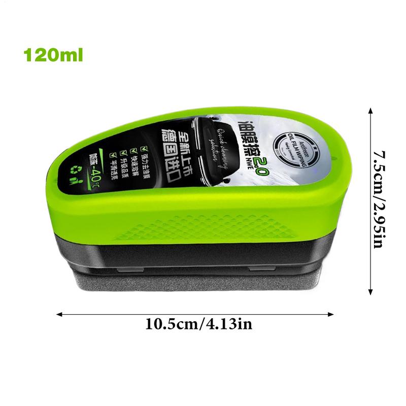 120ml Auto Ölfilm Reinigungsbürste Reinigungsbürste Glasölfilmentferner Bürste Hydrophob Tiefenreinigung Glasbeschichtung