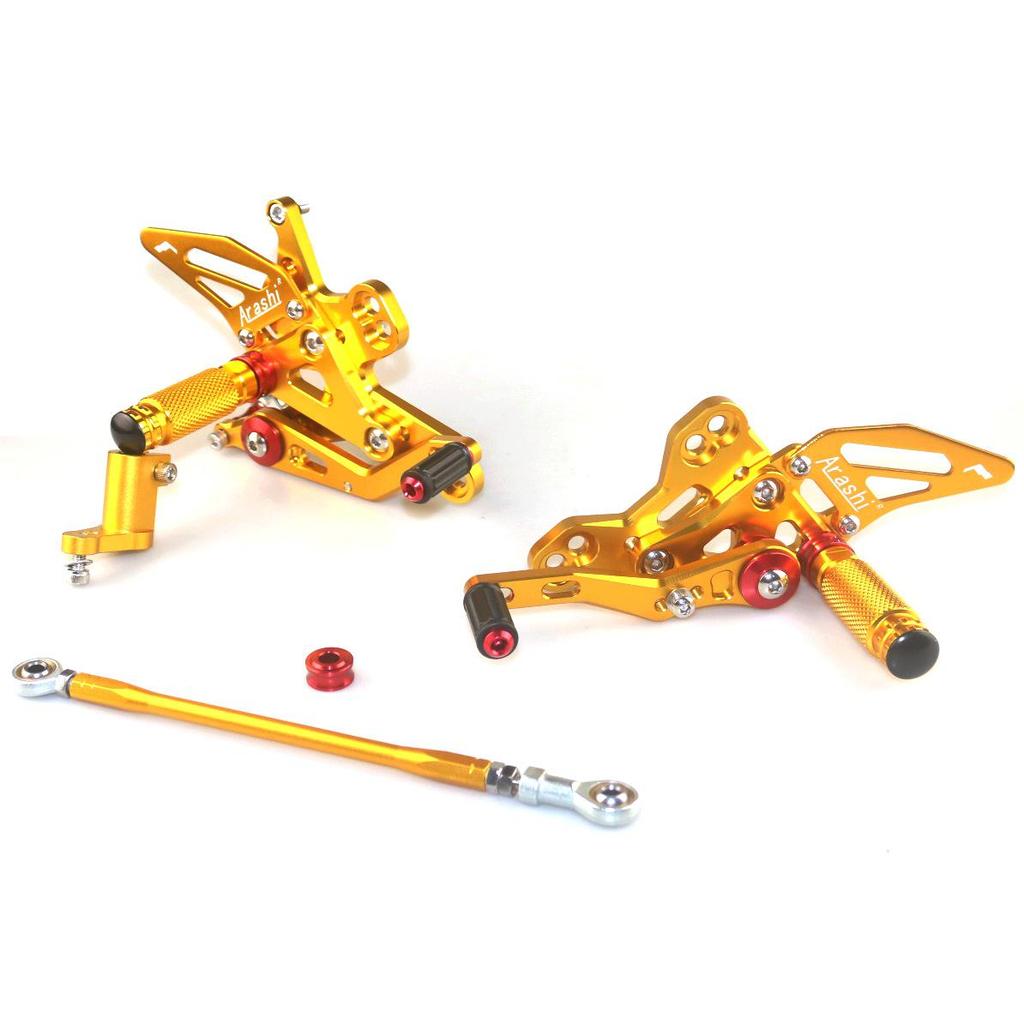 Compatible Footpegs for Honda CBR650R, CB650R, CBR650F, CB650F (Modified, Raised)
