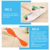 Rubber Band Powered Aircraft Model Kids Educational Throwing Glider Airplane Toddlers Boys Girls Outdoor Flying Plane Toy