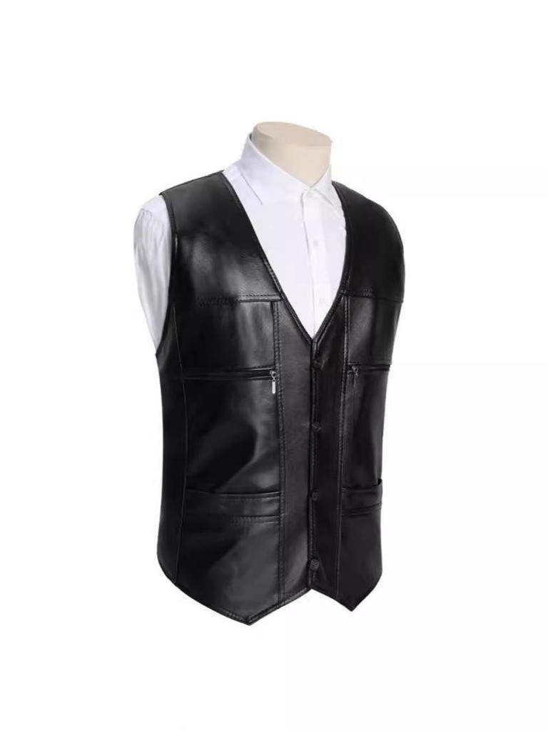 Warme Arbeitsweste mit Samtfutter für Herren - Herbst/Winter Lässig Ärmellos