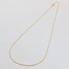 18K Gold Necklace with Screw Chain, 45cm, 0.8g