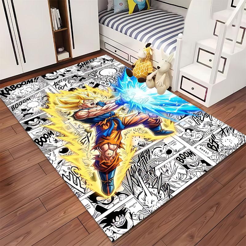 Super Saiyan Goku Energy Blast Suitable As a Non-slip Mat for the Living Room or Bedroom Sofa