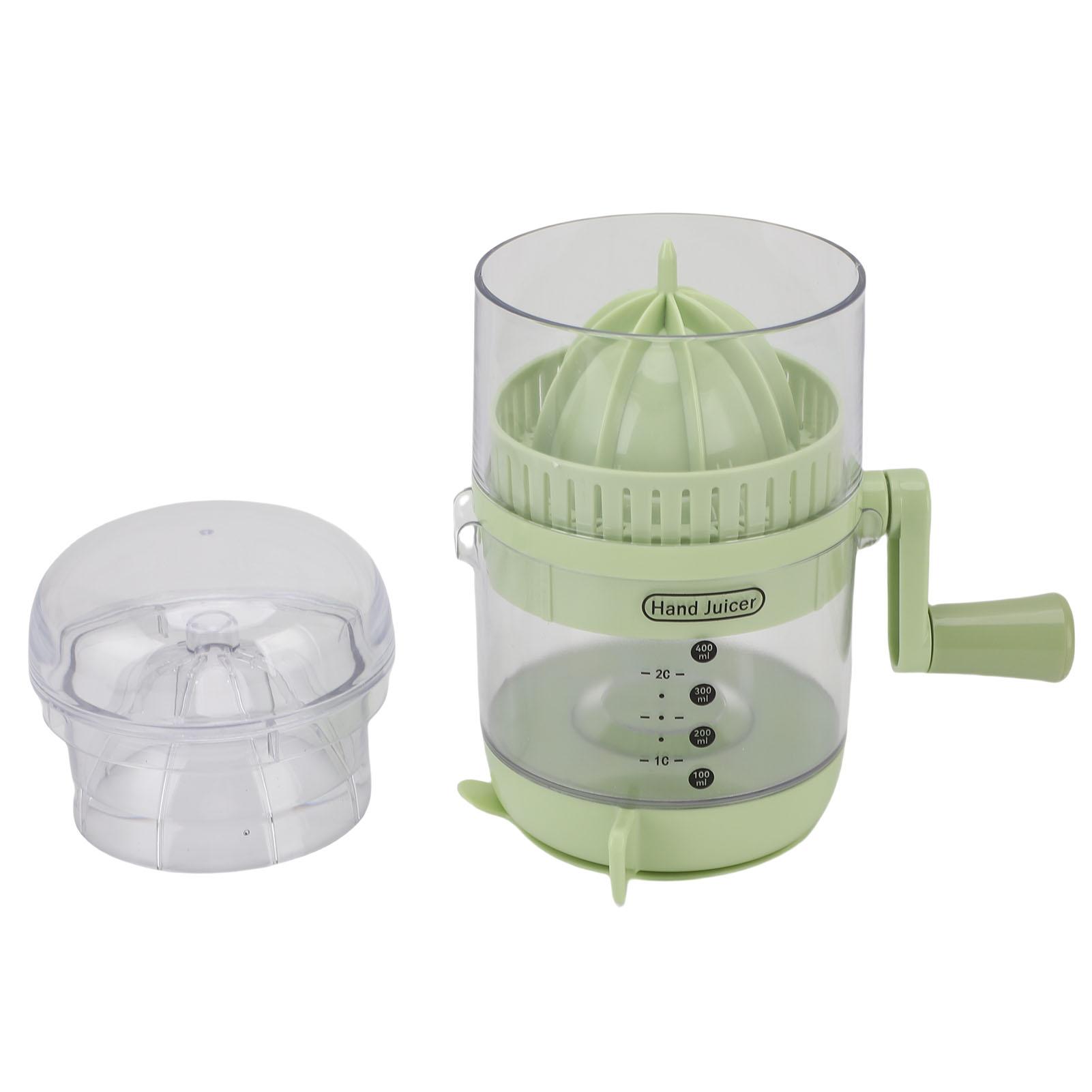 

Hand Citrus Juicer Easy to Use Multifunction Small Manual Lemon Lime Squeezer Orange Juicer for Home зелений
