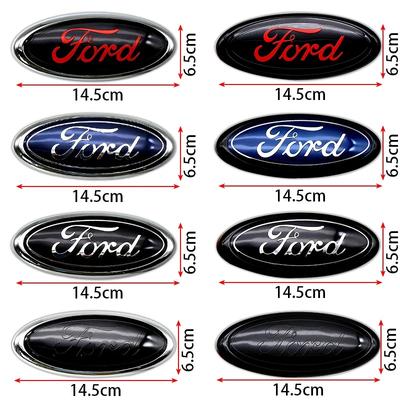 EZUP4 Car Front Grille Logo Hood Logo Badge Trunk Auto Accessories For Focus Mk2 Mk3 Fiesta Mk7 Ranger Mondeo Mk4 S-MAX Kuga 9 10