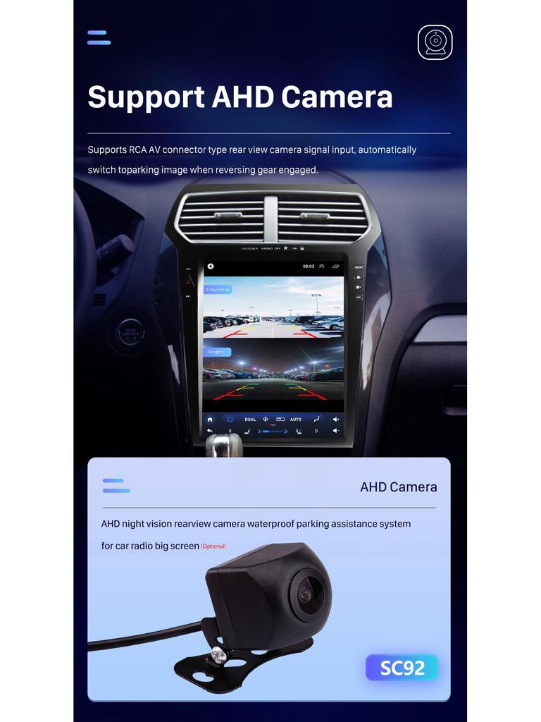 Wireless CarPlay & Android GPS Navigation for 2011-2019 Ford Explorer TX4003