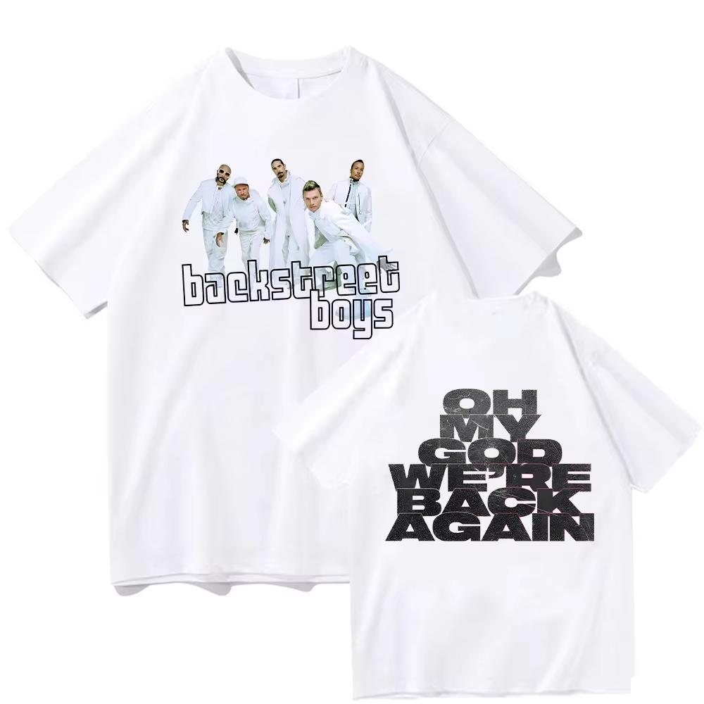 Backstreet Boys Millennium Tour Musik Vintage T-Shirt Unisex Unisex Hipster Beliebte Oberteile Sommer Mode Streetwear Unisex T-Shirts Geschenk