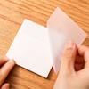 Self Adhesive Notepad Planner Sticker PET Memo Pad Transparent Sticky Notes Daily To Do List