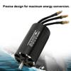 RC Boat Motor, 2650KV High Efficiency Non Inductive Brushless Motor with 1600W   Power CNC Aluminum Heat Sink and 5.0mm Shaft