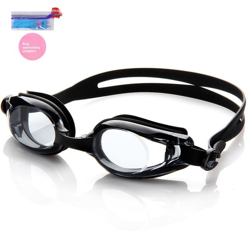 Waterproof Antifog Mens Swimming Goggles With Prescription Pc Lenses For Adults