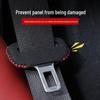 Suede Car Seat Belt Buckle Anti-Collision & Anti-Scratch Protector