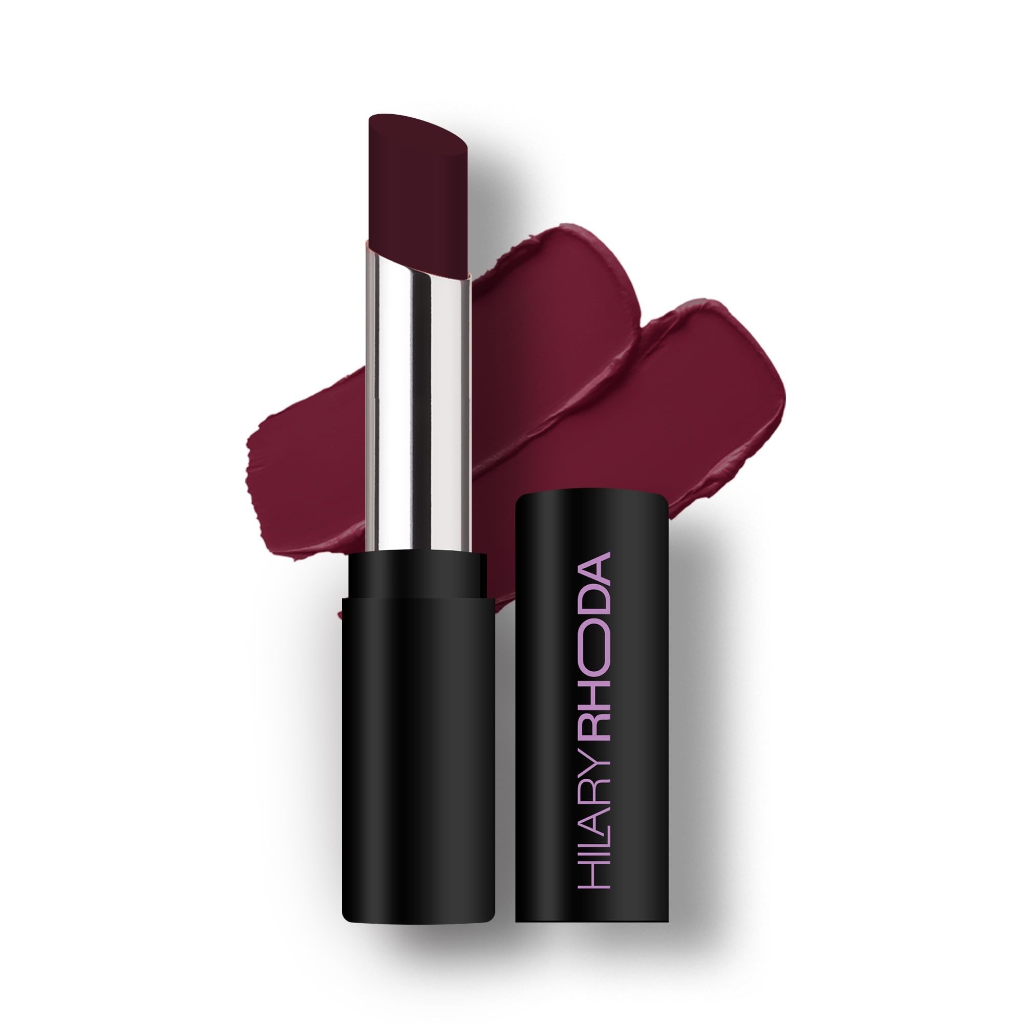 

Hilary Rhoda Power Stay NonTransfer Lipstick | Matte Finish | Infused with Vitamin E & Shea Butter | Lightweight & Highly Pigmented | Glides Easi