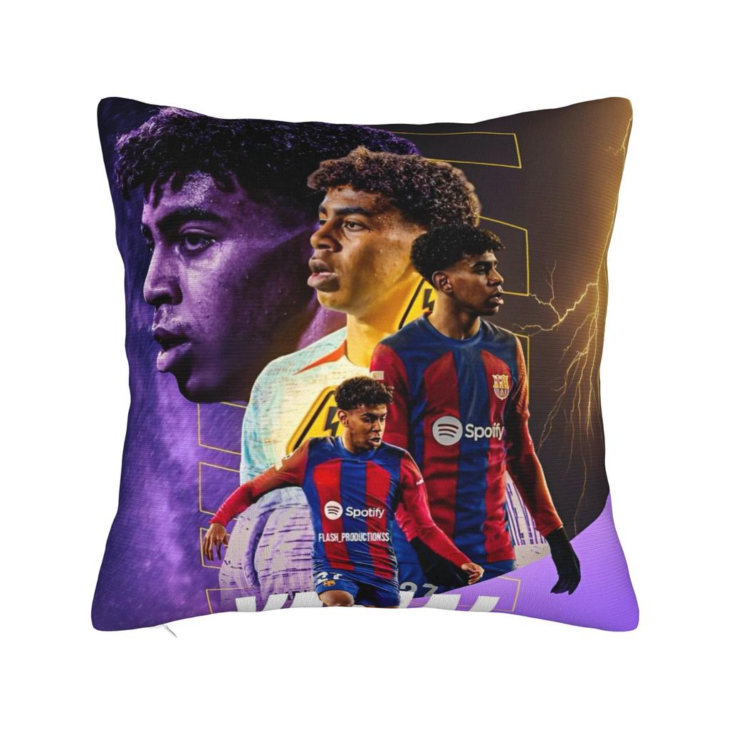 Federa Decorativa Lamine Y-Yamal Merch Letto Stella del Calcio Cuscino da Lancio Custodia Copertura Dropshipping Multimisura