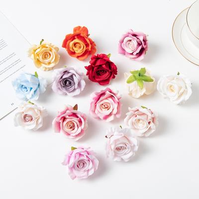 Artificial Flowers Silk Rose Hot Sale Valentine's Wedding Bridal Bouquet Home Room Outdoor Garden Yard Diy Gifts Candy Box Prop