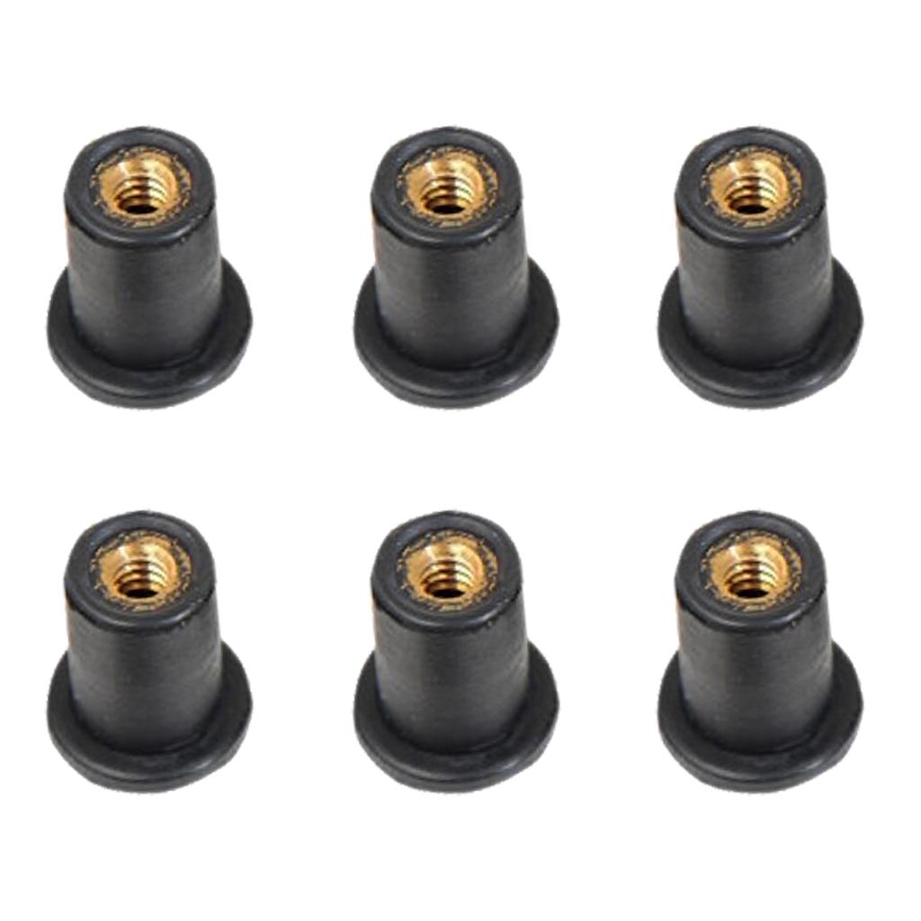 M6 Metric Rubber Grommet Blind Fastener Windscreen Kayak Accessories