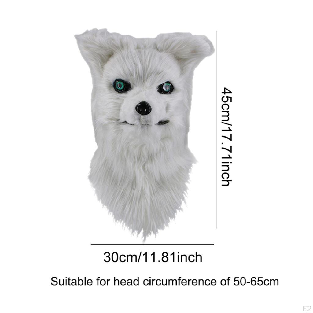 Animal Mask with Moving Jaw for Halloween And Cosplay Events