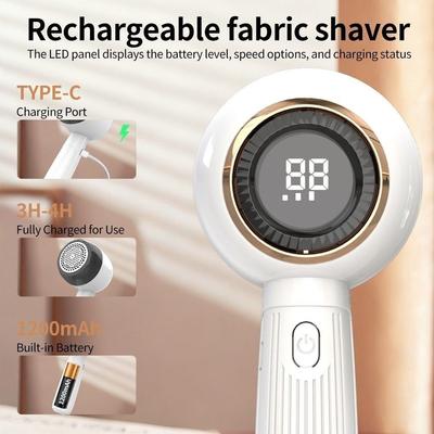 Type C Charging Electric Lint Remover Wireless Fabric Shaver Portable Fuzz Shaver Travel