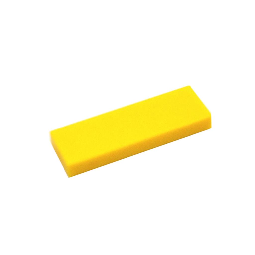 50pcs DIY Building Blocks Thin Smooth 1x3 Dots Figure Educational Creative Toys for Children Size Compatible With 63864 Bricks