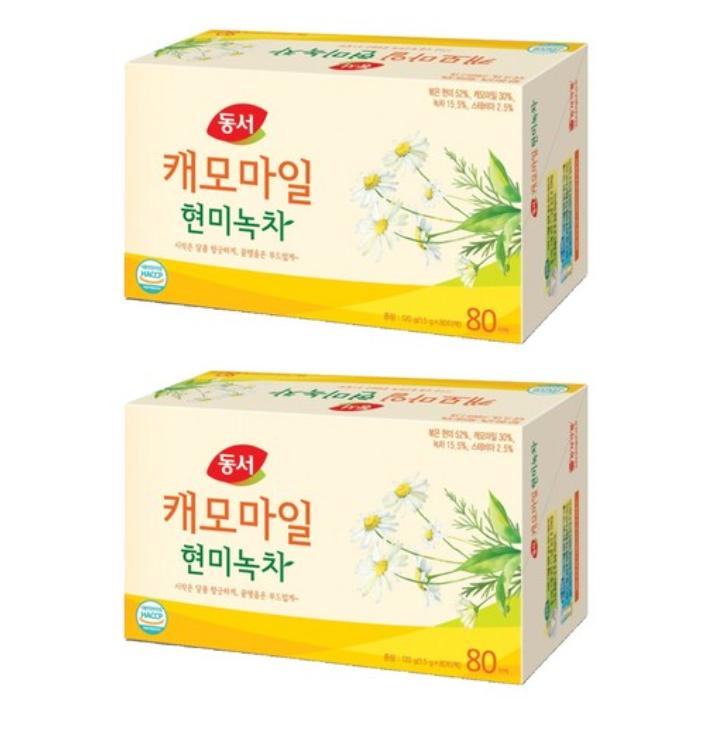 Chamomile Brown Rice Green Tea 80 Tea Bags