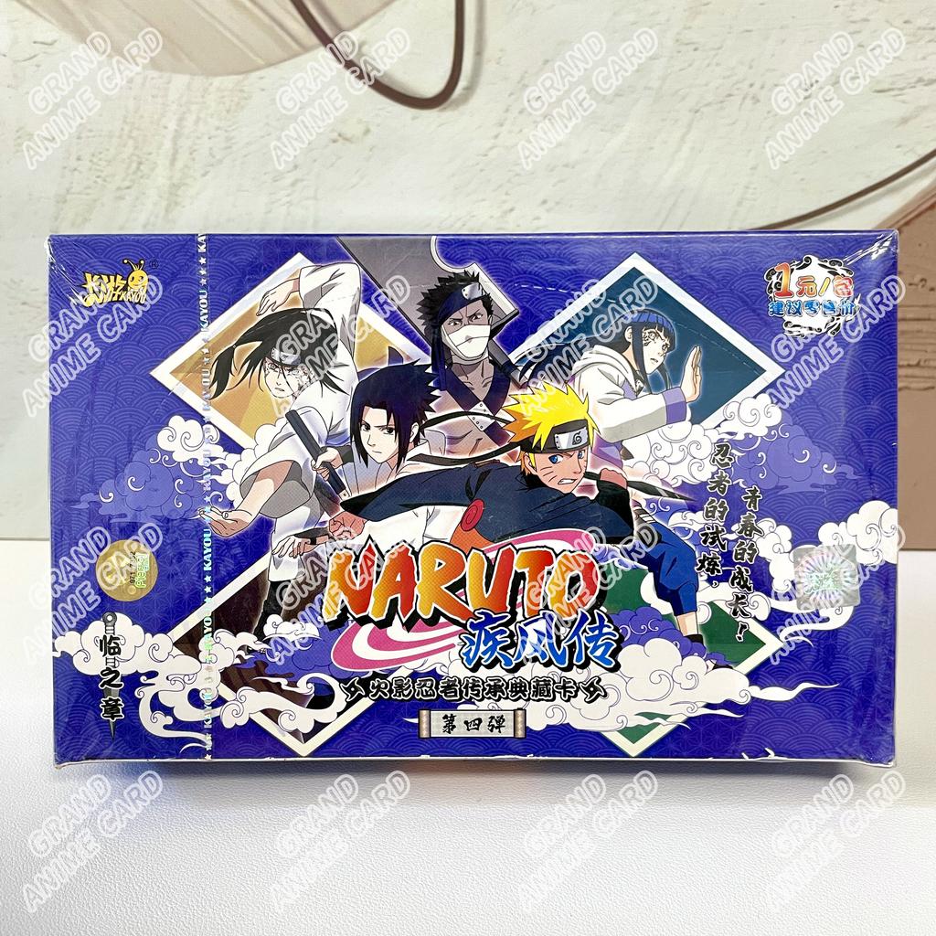 Genuine Naruto Cards T2W9 T4W8 Booster Box Anime TCG Rare SE BP CR MR Ninja World Fight Chapter Collection Kids Toy Gift
