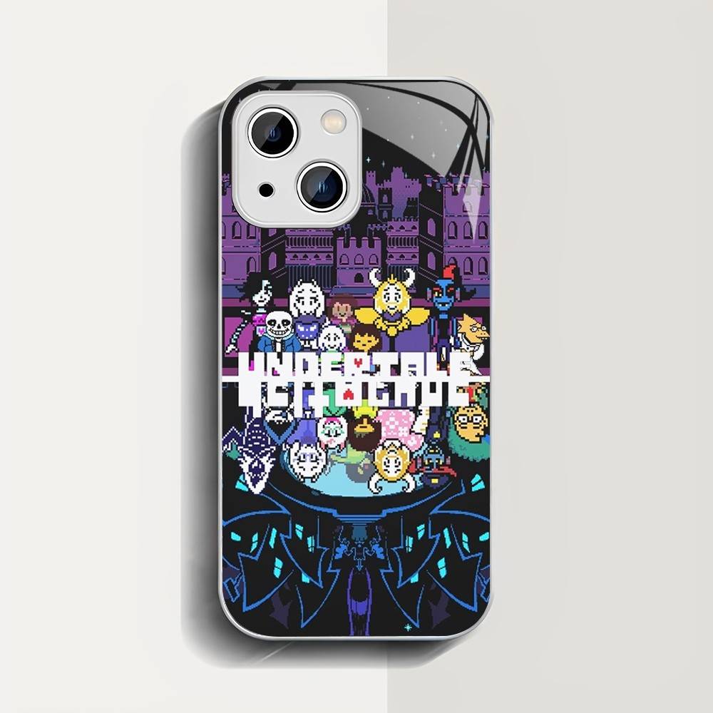 U-Undertale Game Tempered Glass For Iphone 14 13 12 11 Pro Mini XS MAX 14Plus X XS XR Cover