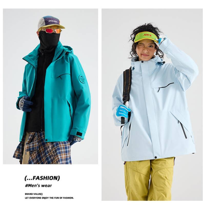 Outdoor Men Women 3in1 Waterproof Windproof Fleece Ski Jacket For Hiking And Camping