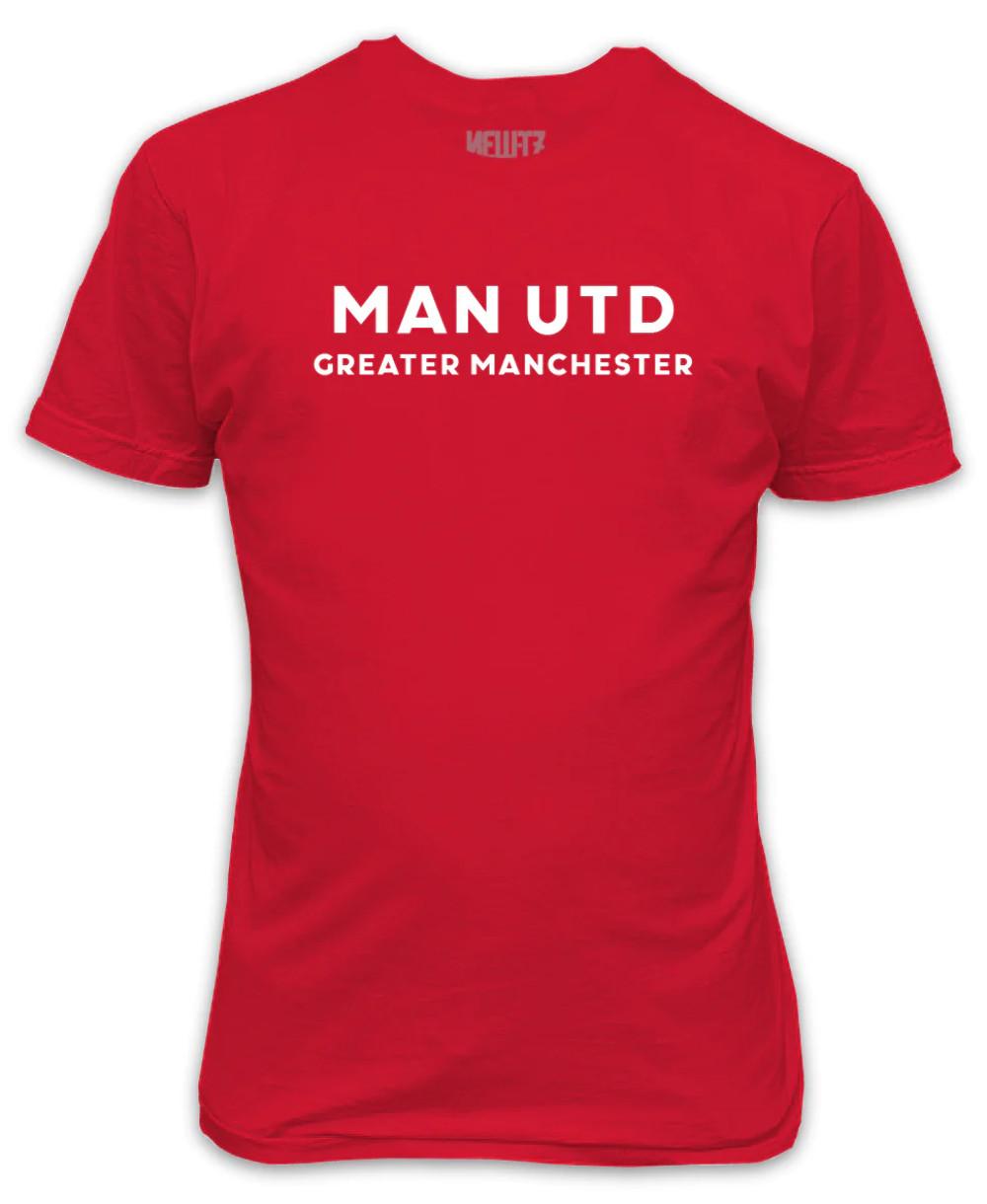 Man Utd Greater Manchester Red T-Shirt Red Devil s fan top XXXL