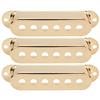 3Pcs Single Pickup Cover Brass 48mm 50mm 52mm Musical Instrument Accessories for ST SQ Electric Guitar